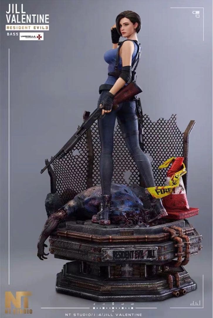 バイオハザード ジル・バレンタイン ガレージキット ガレキ スタチュー②