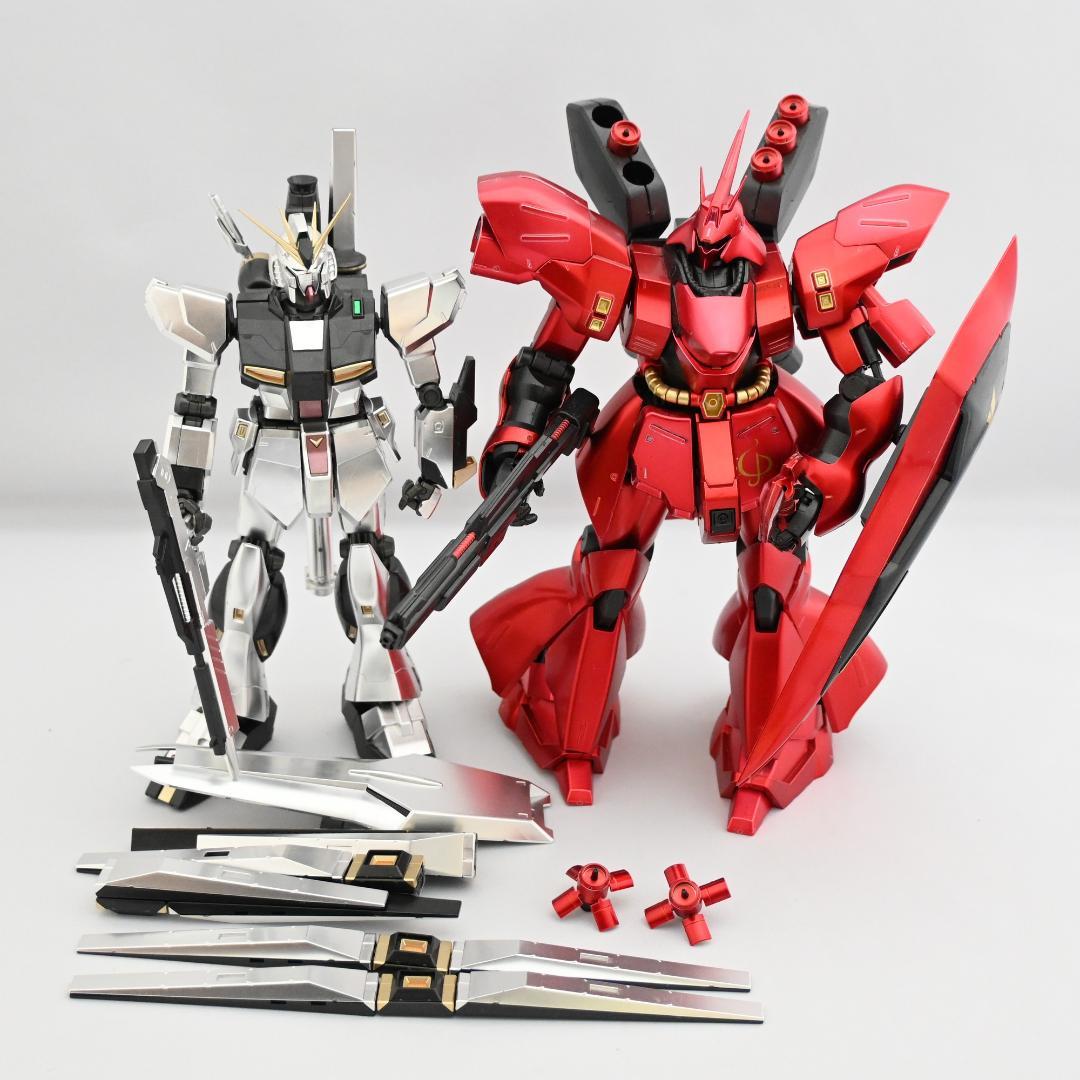 ガンプラ MG等7体セット サザビー ν ユニコーン MK-V ジャンク まとめ