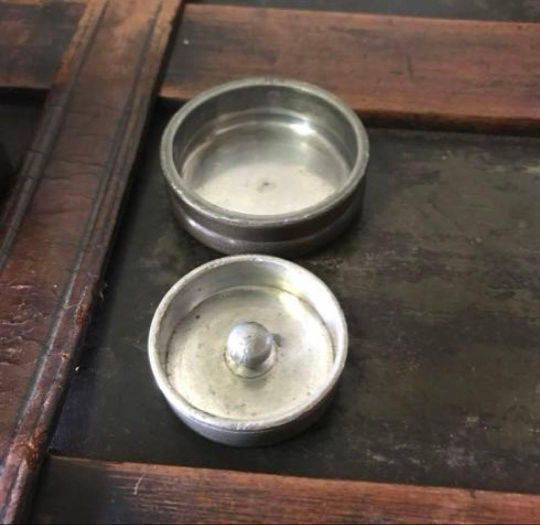 美品　茶道具　古錫　茶入　茶壷　茶心壺　煎茶道具　茶道　繊細な彫りが素敵な