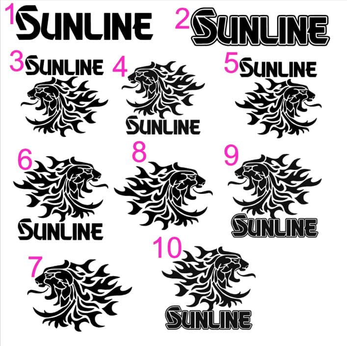 Sunline　サンライン　ステッカー