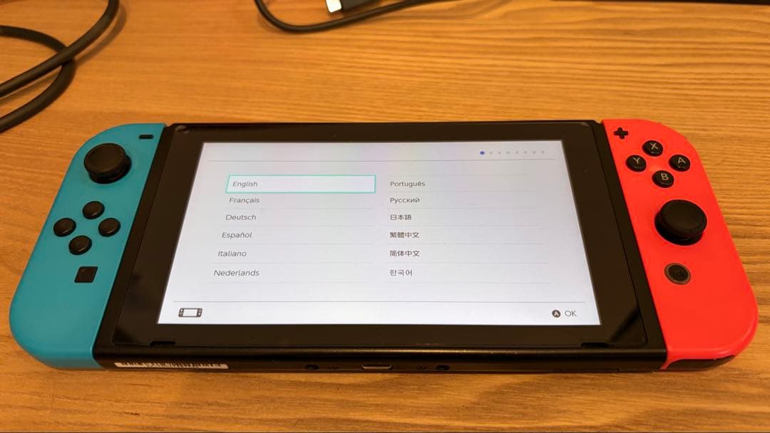 Nintendo Switch本体　付属品あり　箱あり