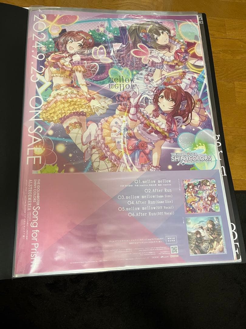 シャイニーカラーズ　CD 販促　告知 B2 両面ポスター