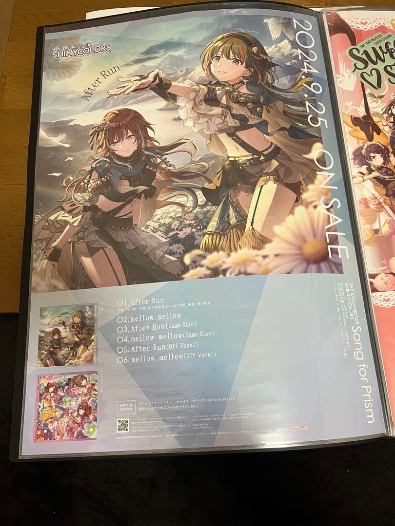 シャイニーカラーズ　CD 販促　告知 B2 両面ポスター