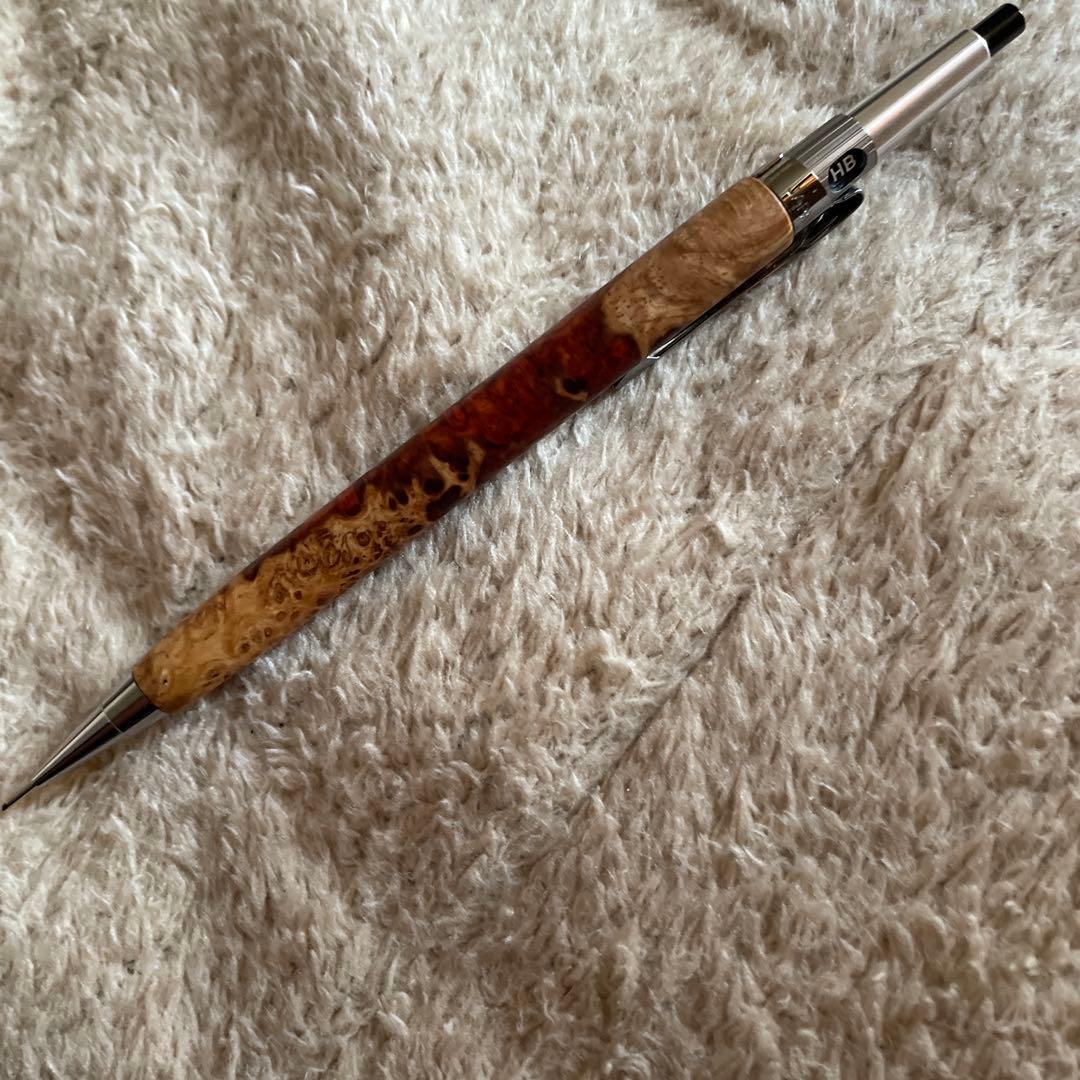 PG5 本花梨紅白瘤杢　シャープペンシル