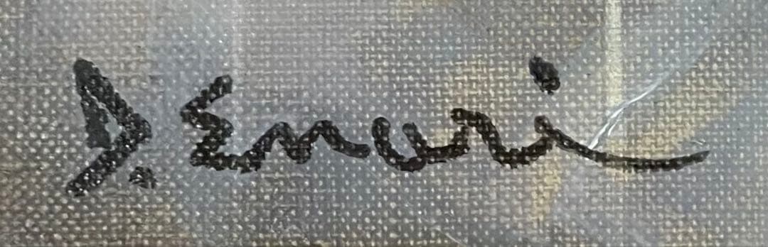 江成一郎　裸婦　油彩　8号　白日会会員　日展会友　師: 伊藤清永　w951