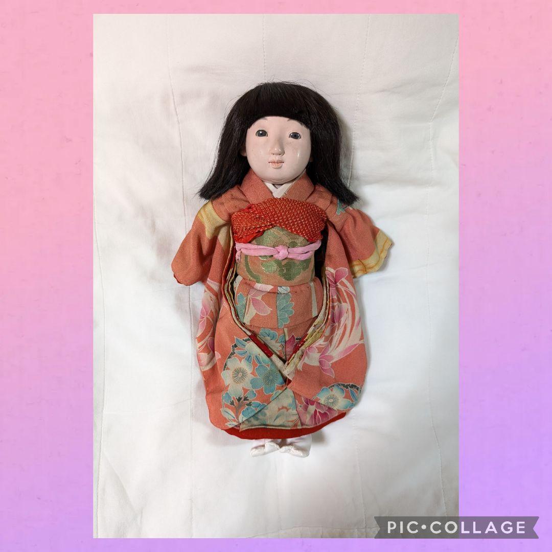 市松人形　小柄な優しいお顔の可愛いお嬢様　身長36.5cm