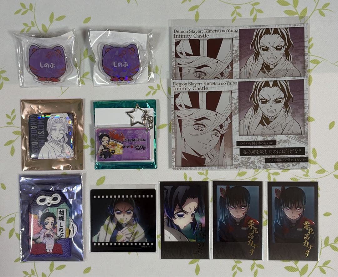 鬼滅の刃 劇場版 柱展 ダイニング カフェ 他 胡蝶しのぶ 栗花落カナヲ グッズ