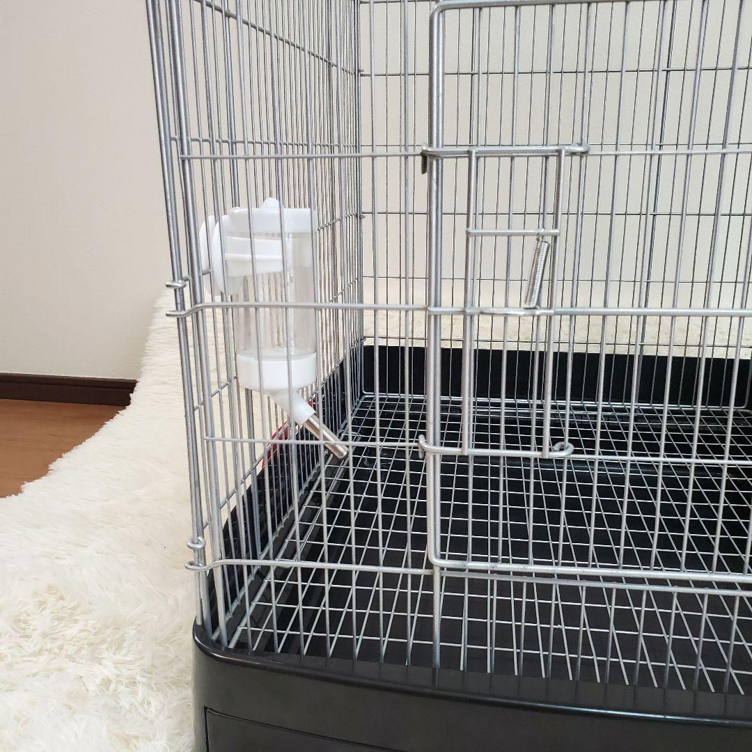 SANKO サンコー イージーホームハイ 40 ブラック 給水ボトル付 小動物