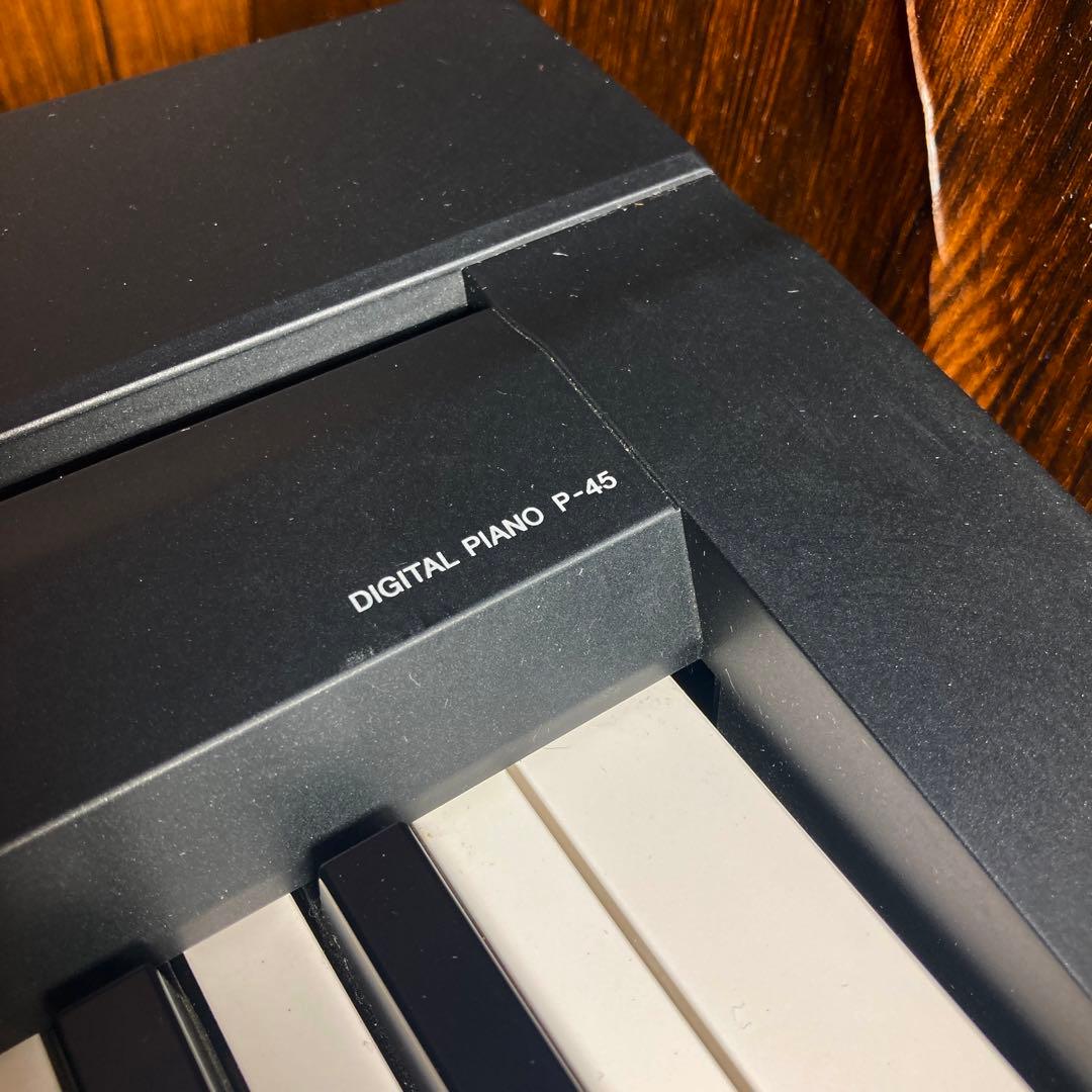極美品 ヤマハ 電子ピアノ 88鍵盤 ブラックP-45B 2020年製