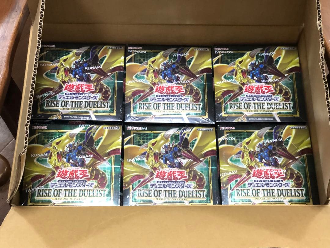 遊戯王　ライズオブザデュエリスト　18BOX 新品未開封　シュリンク付き