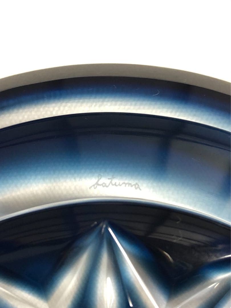 薩摩切子　薩摩びーどろ工芸　薩摩刻印あり