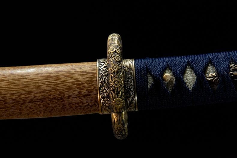 菊紋太刀 日本刀 模造刀 居合刀 武士道 武蔵 鑑賞用 手鍛造打