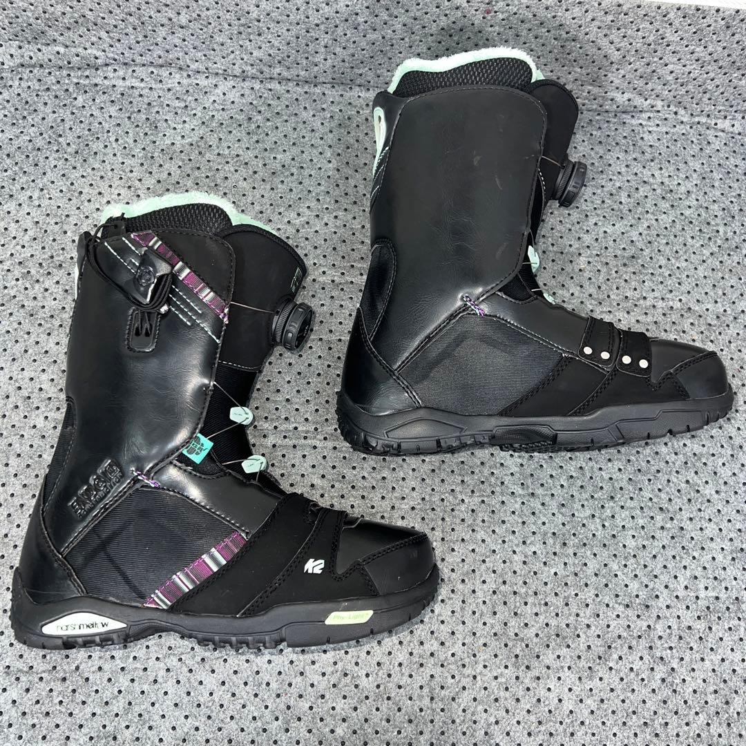 １回使用 K2 PASSAGE 24cm BOA レース スノーボードブーツ