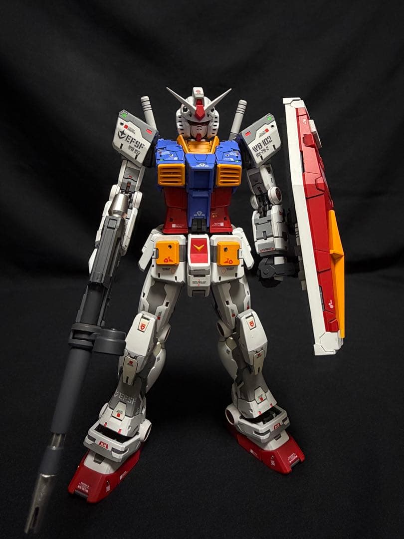 1/100 rx78-2ガンダム 改修塗装済完成品 fatcat ガンプラ完成品
