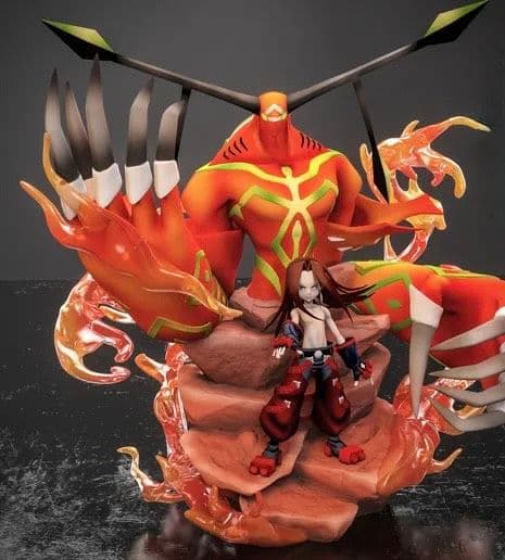 シャーマンキング　ハオ　ガレージキット　未塗装未組立　1/7　フィギュア