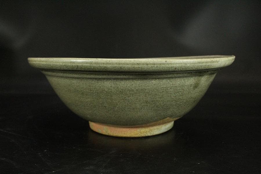 中国美術 青磁 鉢 古美術(ZE733)
