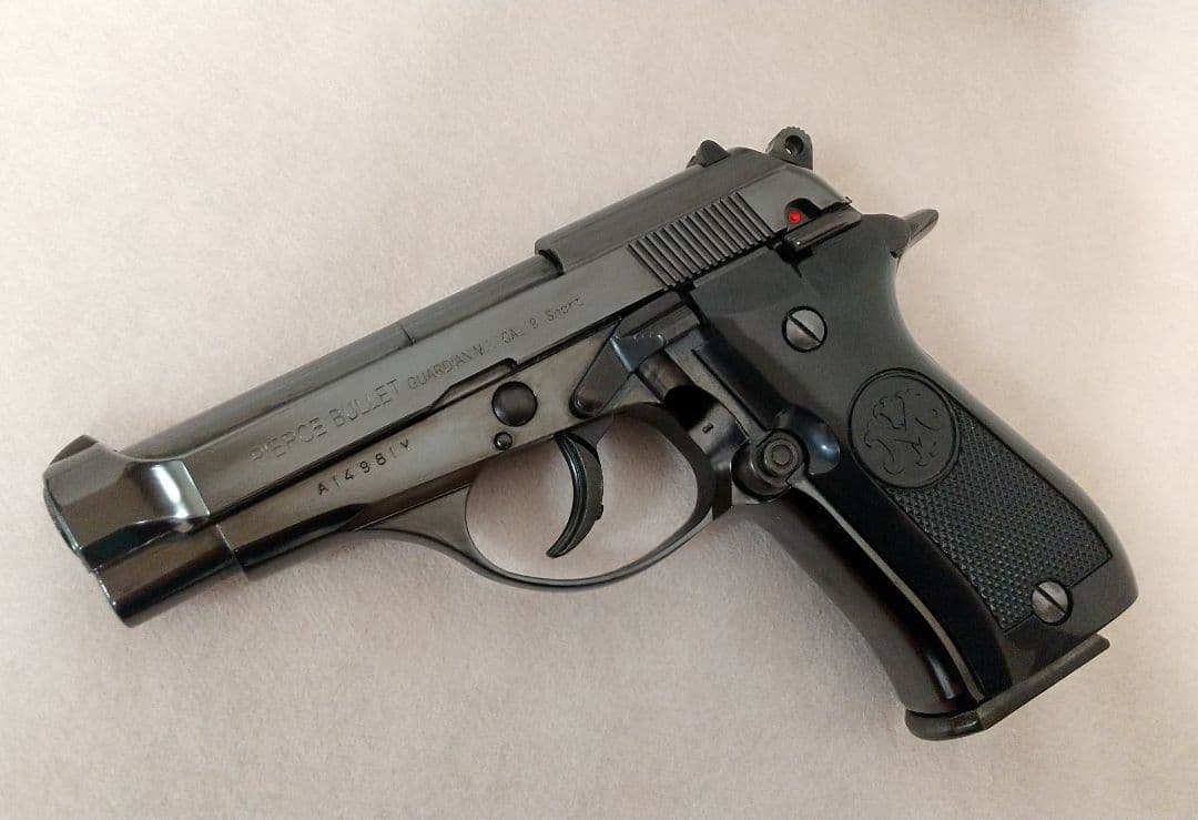 強化版 ベレッタ M84 Wディープブラック ABS モデルガン マルシン