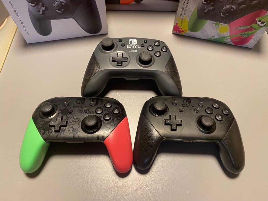 Nintendo Switch 本体 青/赤＋プロコン3台