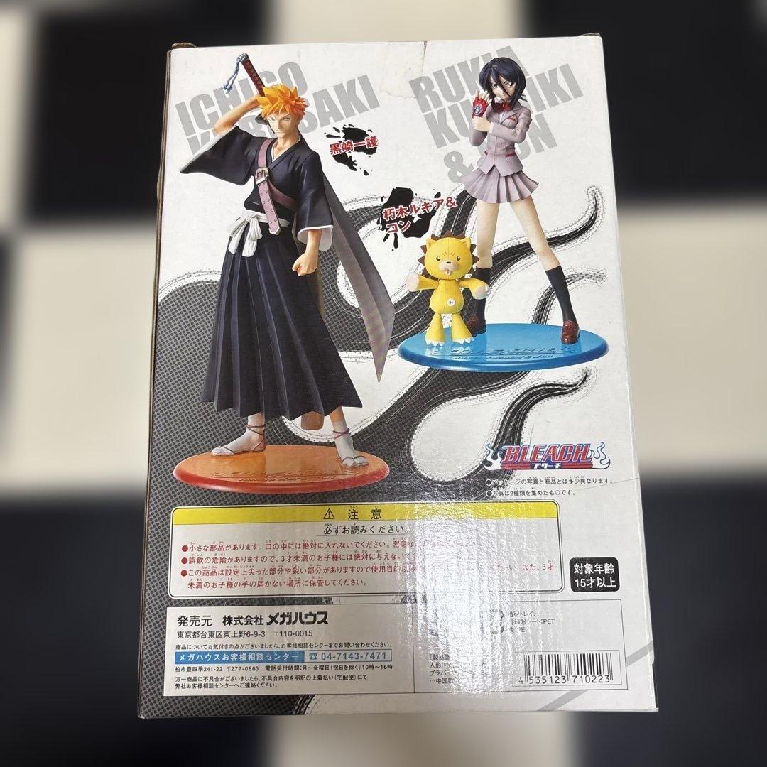 BLEACH フィギュアセット 黒崎一護 朽木ルキア＆コン