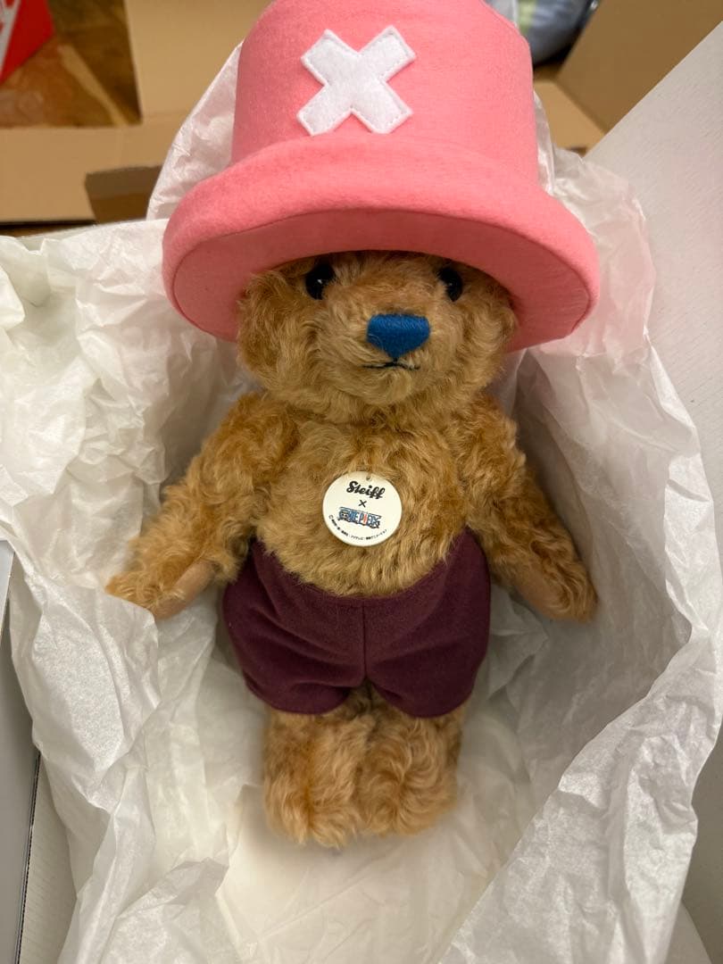 【新品・世界1500体限定】シュタイフ×ONE PIECE チョッパーテディベア