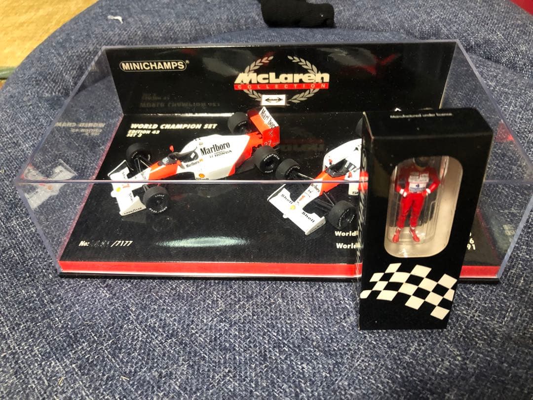 1/43 ワールドチャンピオンセット　マクラーレンMP4/5b MP4/6 セナ