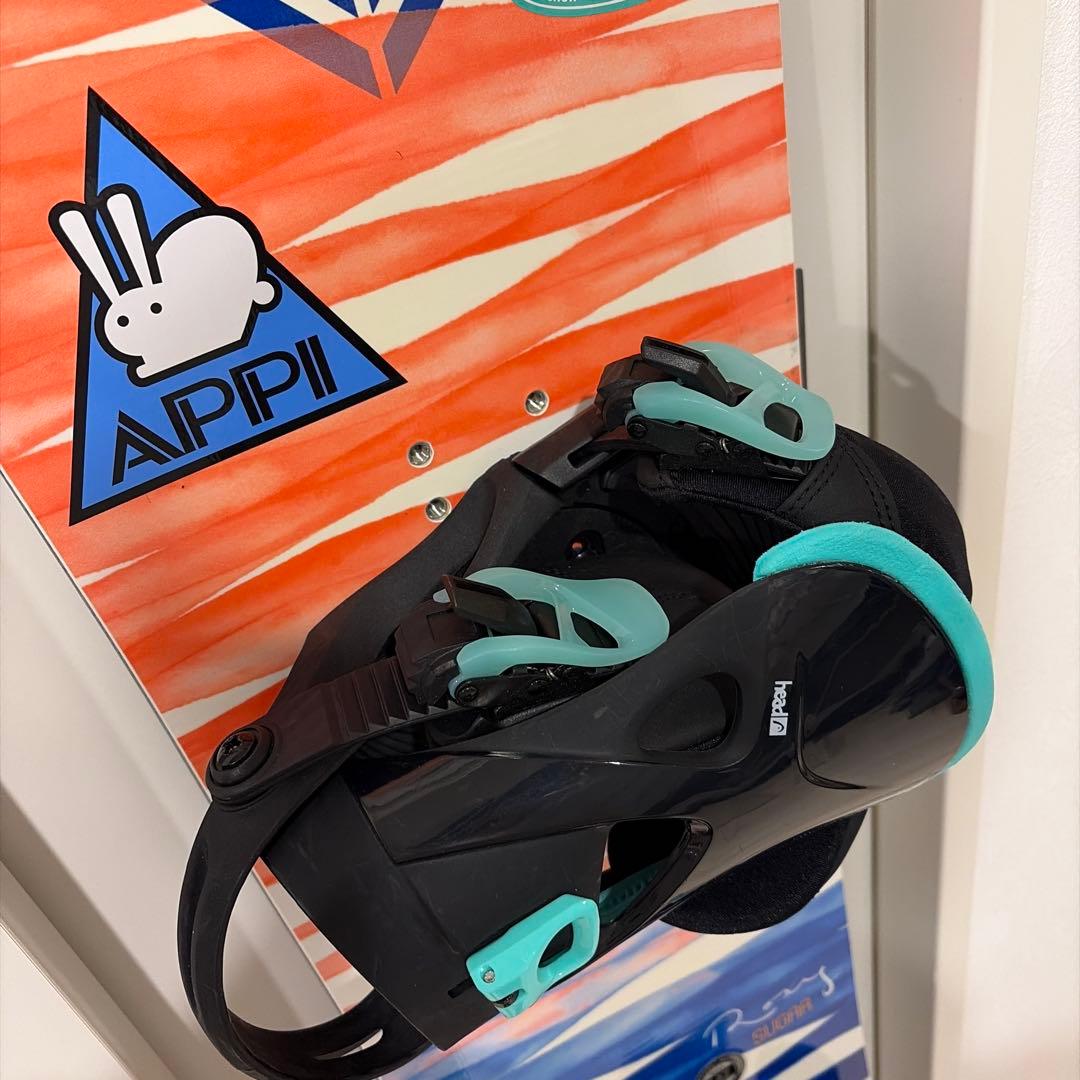 【美品】ROXY✖️headスノーボード　スノボ　板142 ビンディング付き