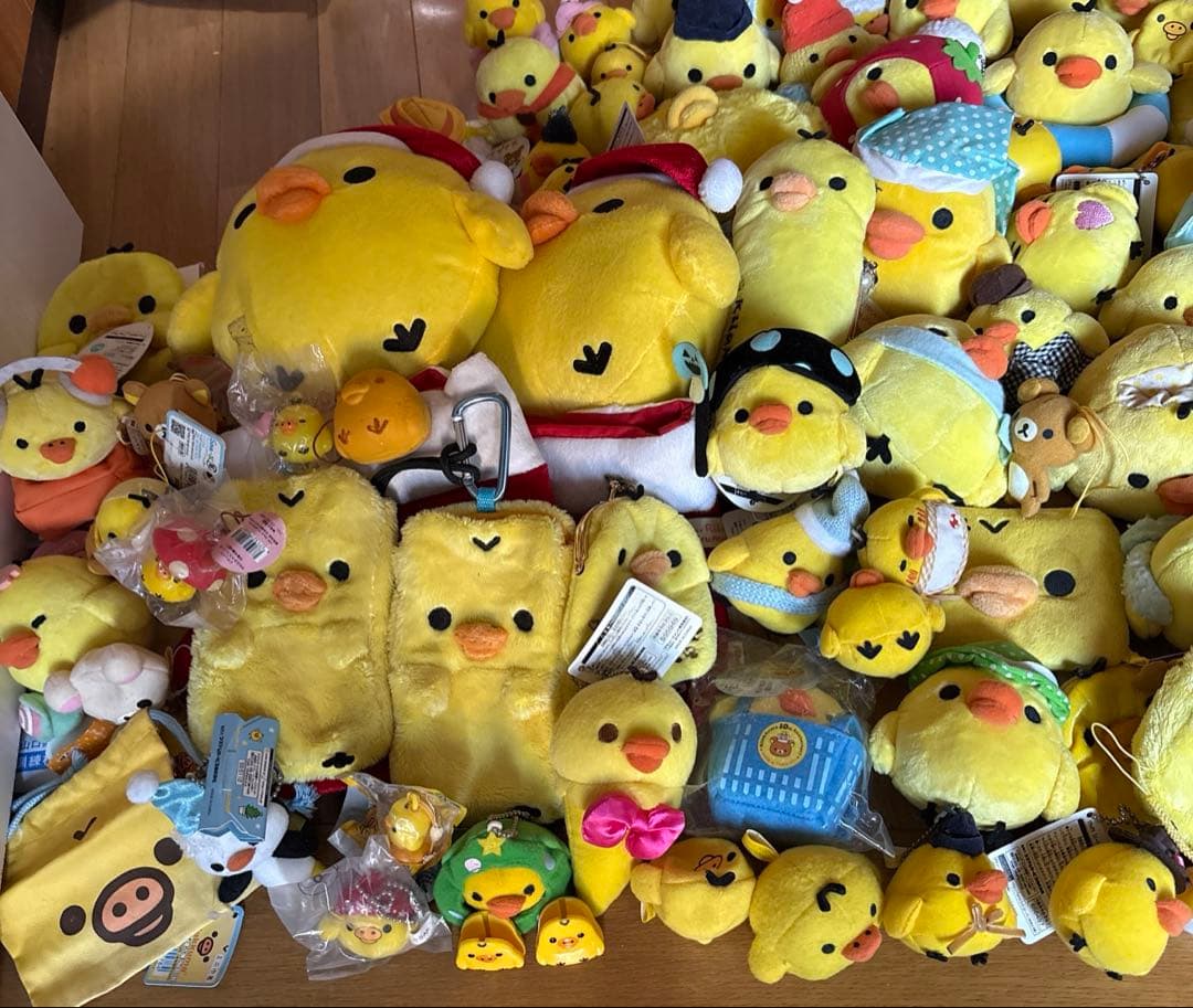 平成レトロぬいぐるみ　キイロイトリまとめ売り