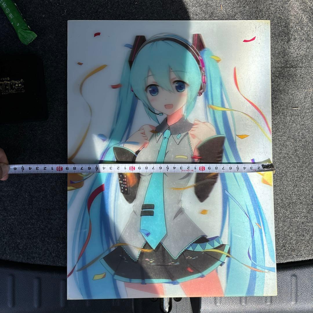 ゲームセンター限定非売品・新品未使用・初音ミク[3Dポスター]