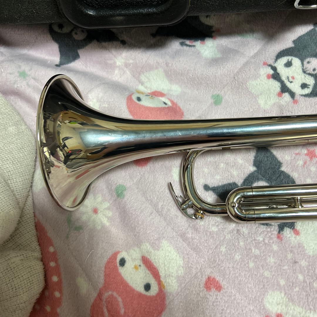 YAMAHA YTR-135 トランペット ハードケース、マウスピース付 銀