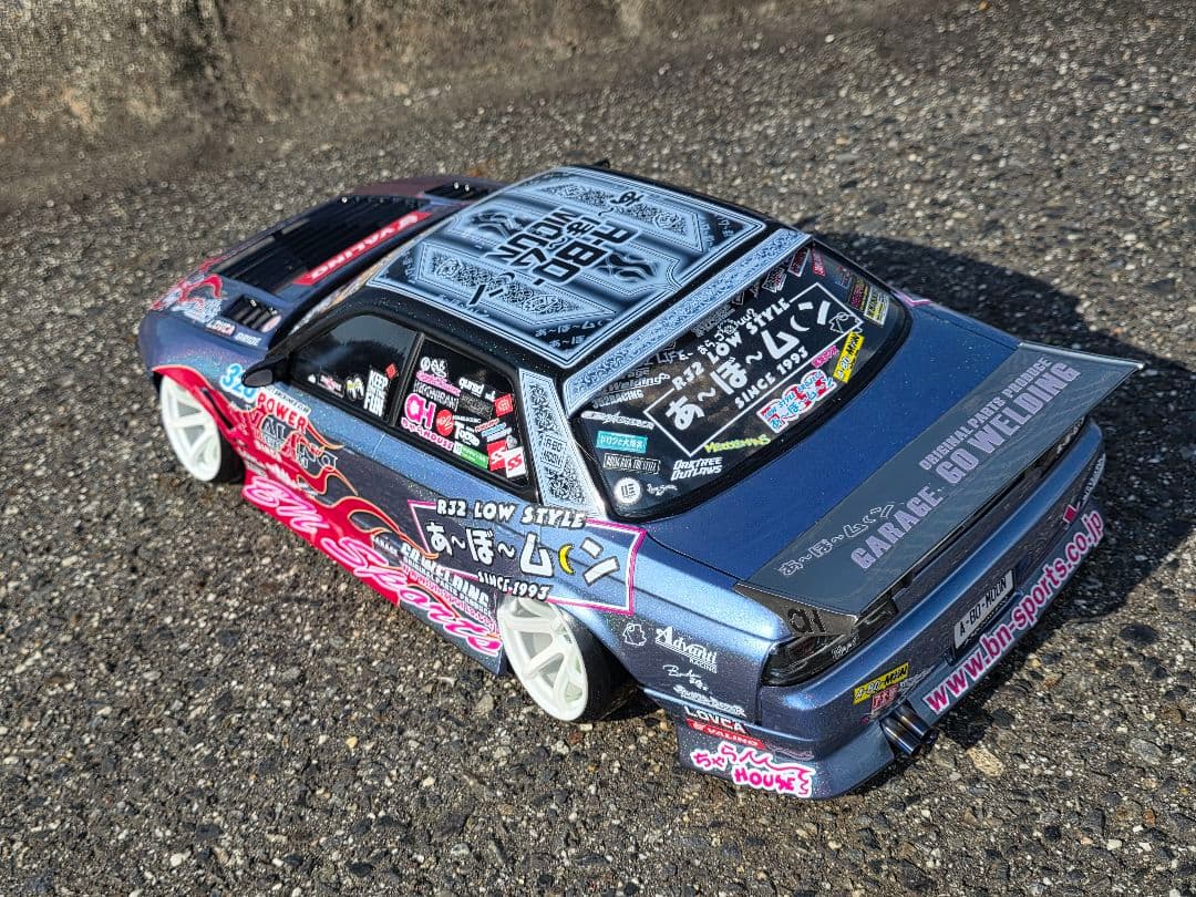 《最終》パンドラＲＣ　Ｒ３２スカイライン４ｄｒ　製作済ラジコンボディ