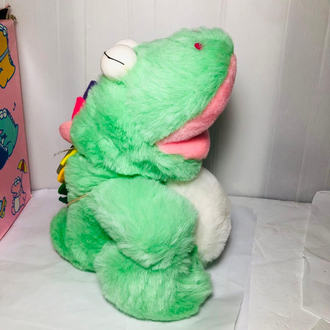 タグ付き トーキング ごきげんザウルス レトロ 玩具