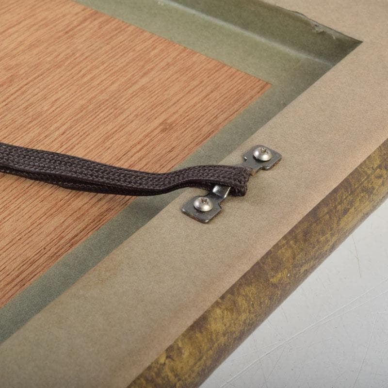 キリスト教　銅製　キリスト磔刑像　額装　C　9172