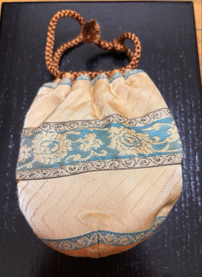 ⭐︎値下げ⭐︎古瀬戸茶入　八十二作　茶道具 陶器製 円筒形 茶色