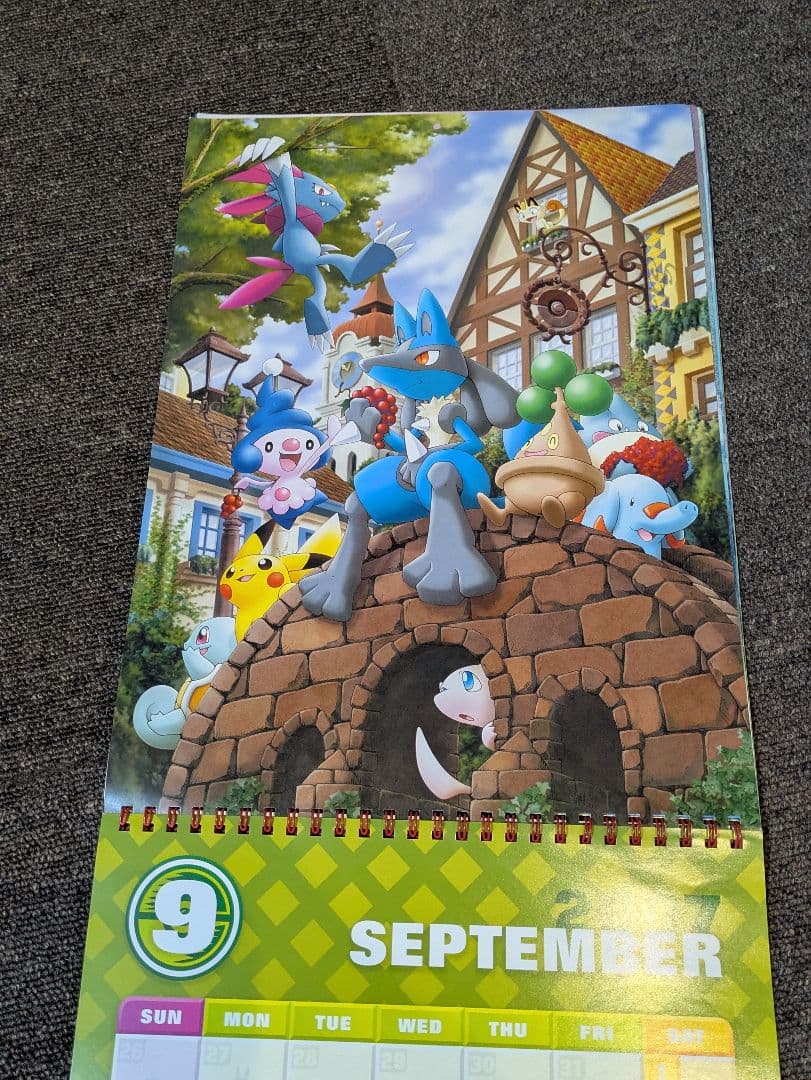 ポケモン 2007年 カレンダー レア 壁掛け