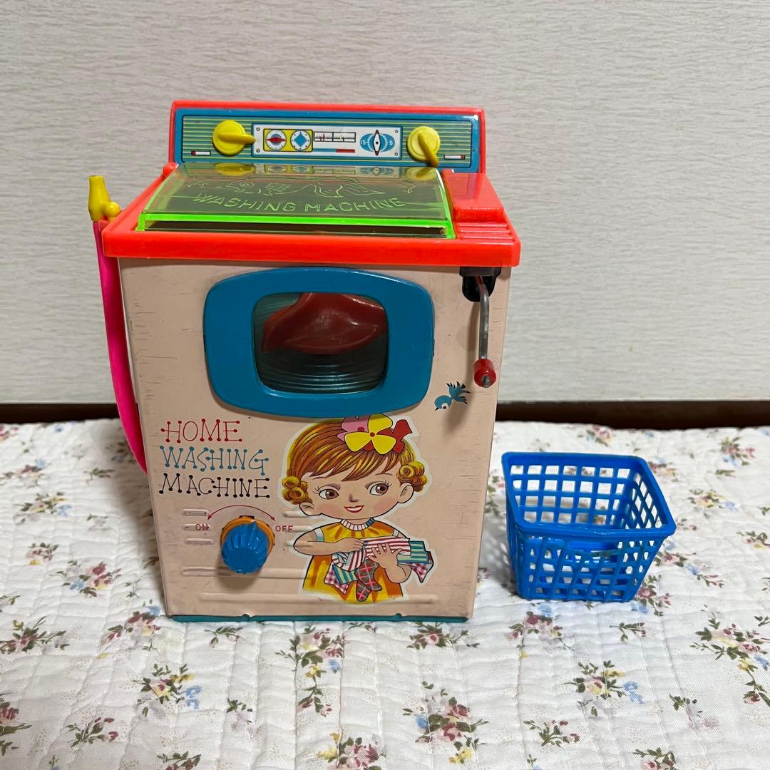 ヨネザワ 洗濯機 冷蔵庫 ブリキ玩具 レトロ 米澤玩具