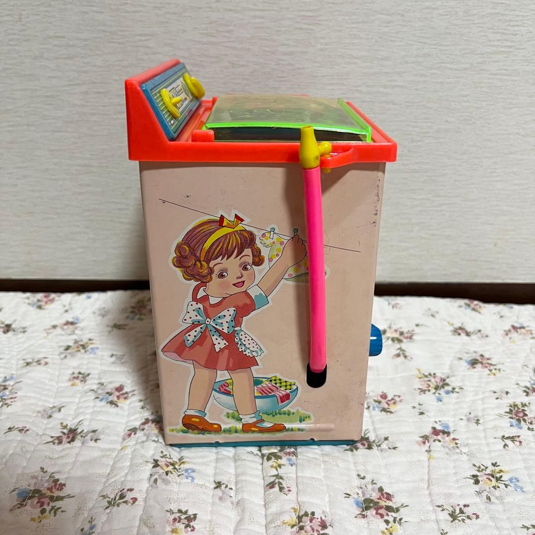 ヨネザワ 洗濯機 冷蔵庫 ブリキ玩具 レトロ 米澤玩具