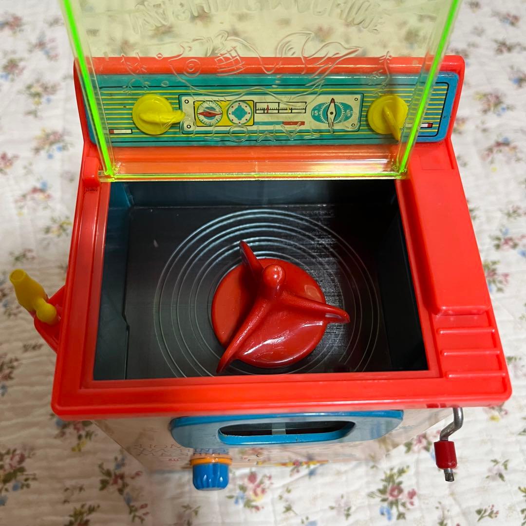 ヨネザワ 洗濯機 冷蔵庫 ブリキ玩具 レトロ 米澤玩具