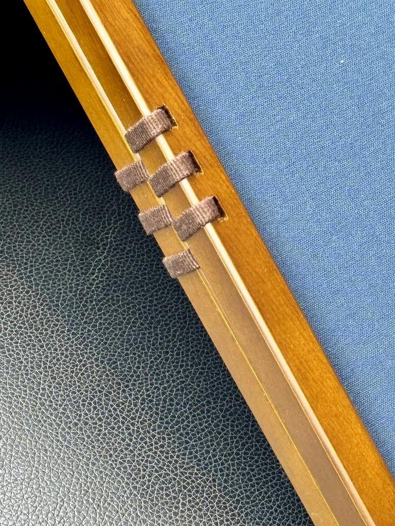 茶器/茶道具　風炉先屏風　NT2431 紐蝶番 女桑 シンプルな衝立・屏風