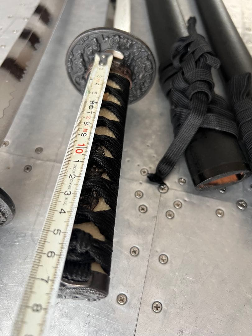 日本刀 2本セット 黒色 模造刀 大小セット