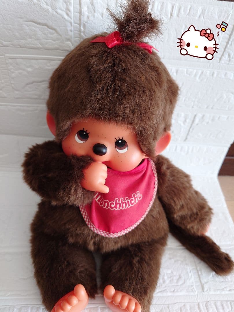 ❤【希少レア❤昭和当時物】❤ モンチッチ Lサイズ 女の子