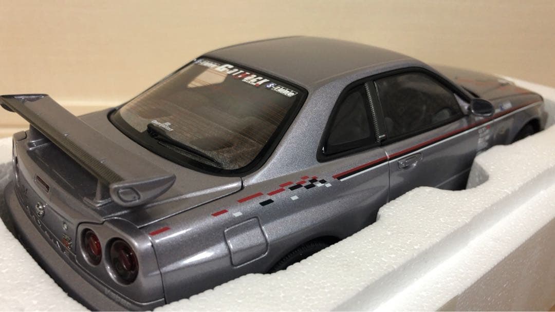 1/18 オートアート ニスモ スカイライン GT-R Sチューン(R34)