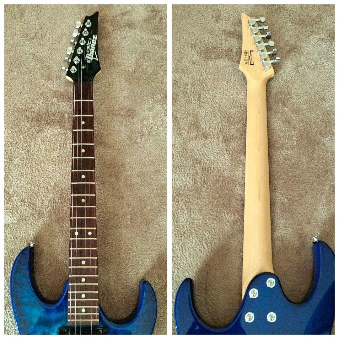 【極美品】Ibanez Gioシリーズ　青系　キルトトップ　ストラト