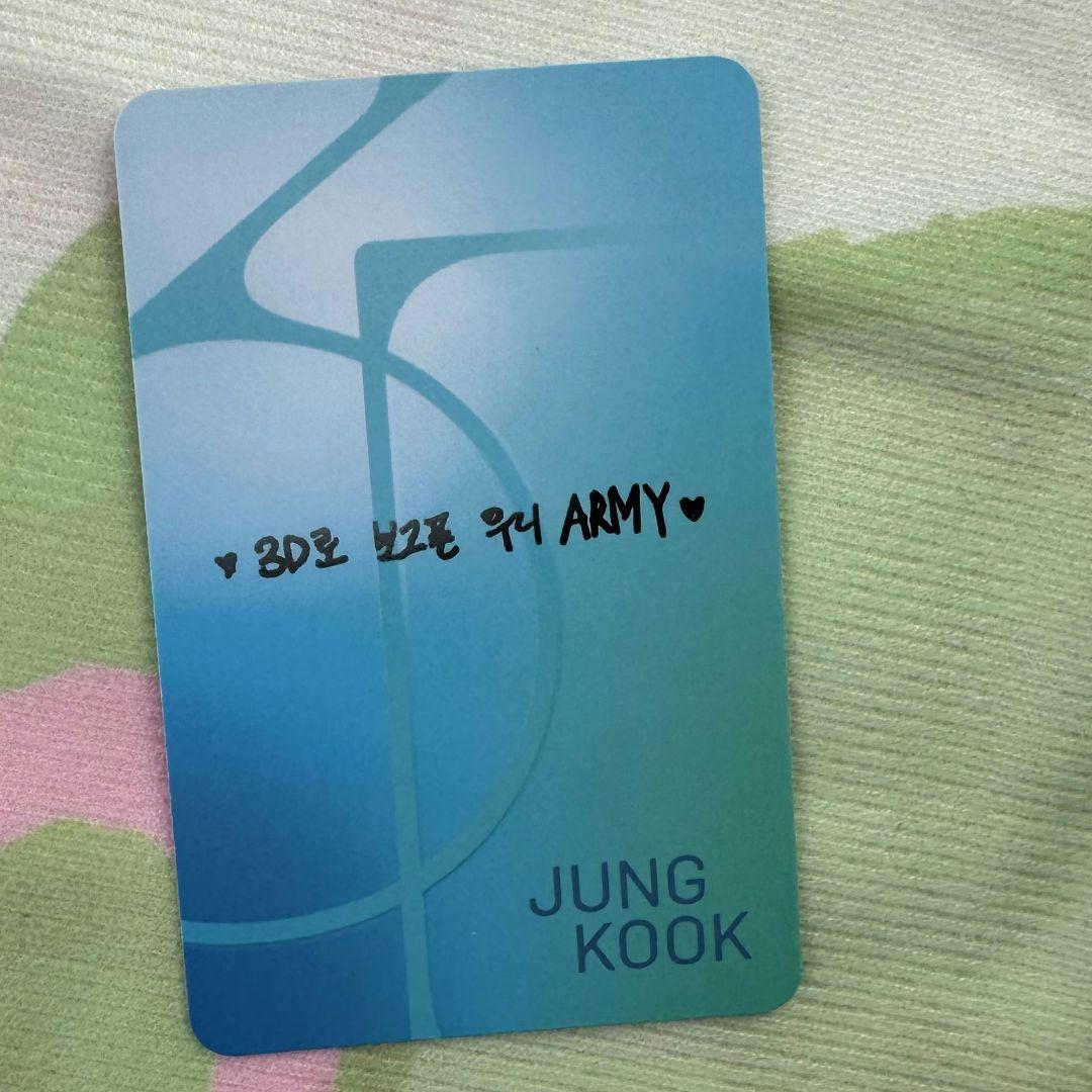 BTS 限定 公開放送 3D サノク ジョングクトレカ