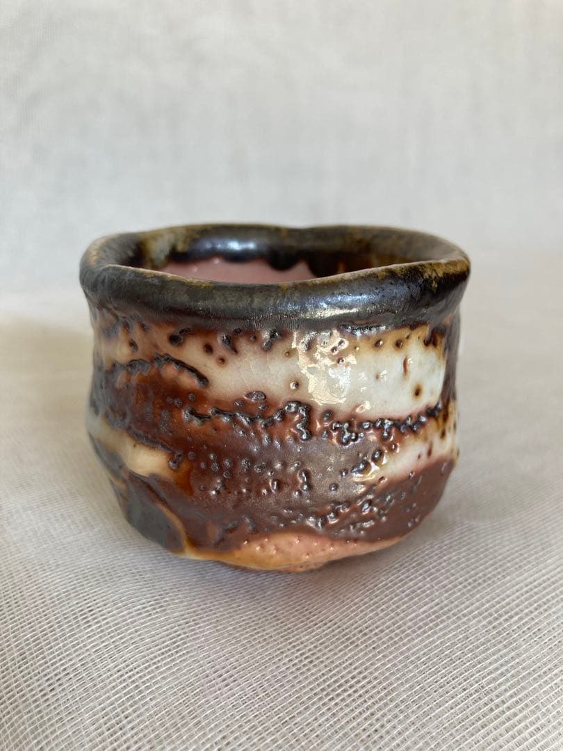 信楽／はふり志野ぐい呑／ぐい75