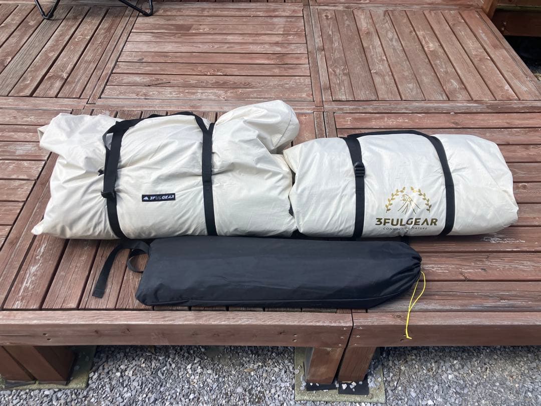 3F ULGEARシェルターテント beetle16 セット(希少210D白)