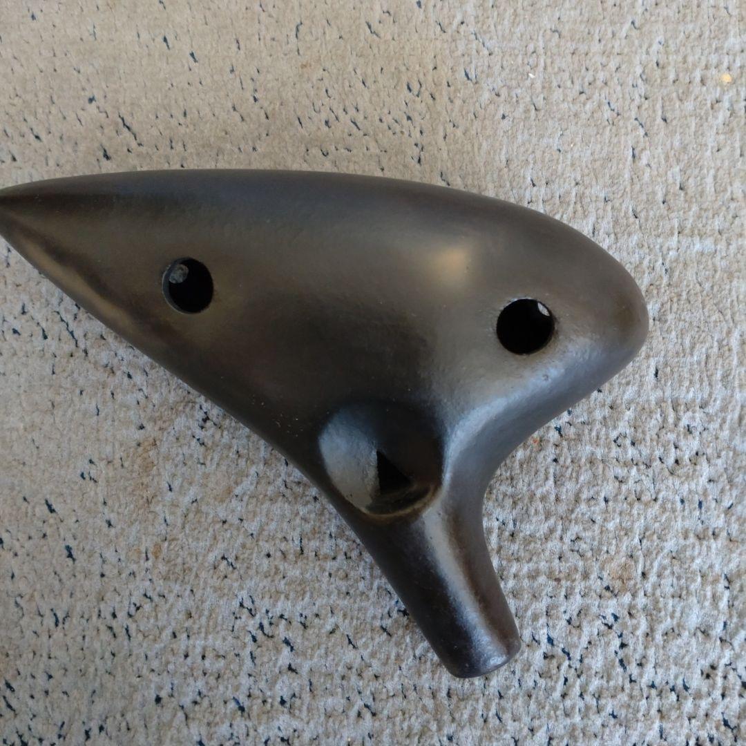 Ti amo　オカリナ6F 黒陶モデル　11穴※24時間以内に発送可能