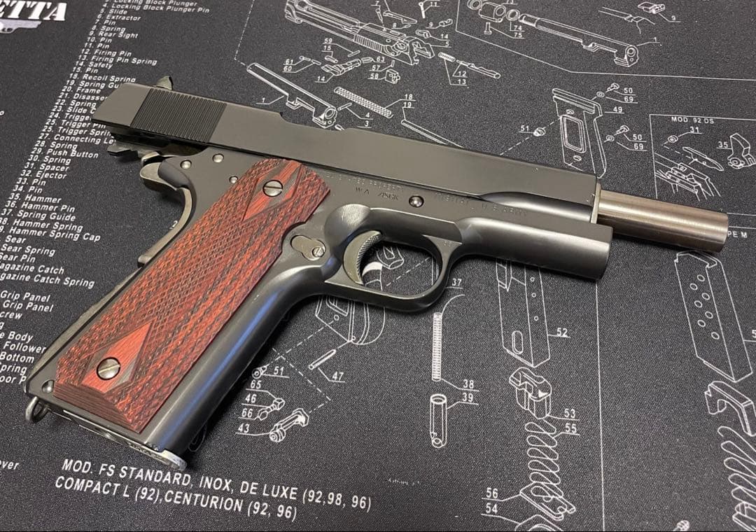 WAウエスタンアームズコルトM1911A1ミリタリーモデル（ABS樹脂）