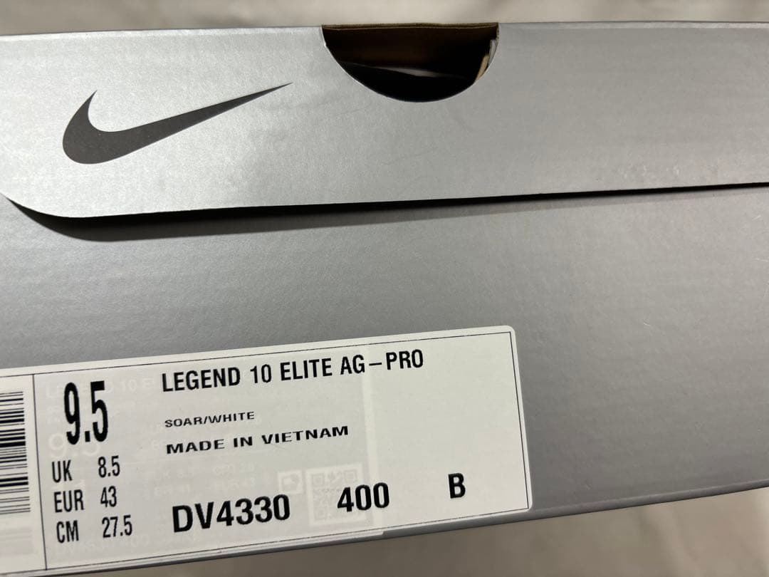 シューズ nike legend 10 elite ag-pro blue 27.5