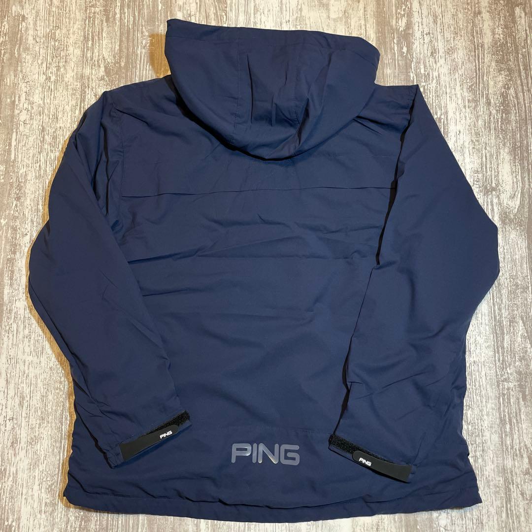 PING ピン　ゴルフウェア　メンズ 3WAY ブルゾン Mサイズ　ネイビー