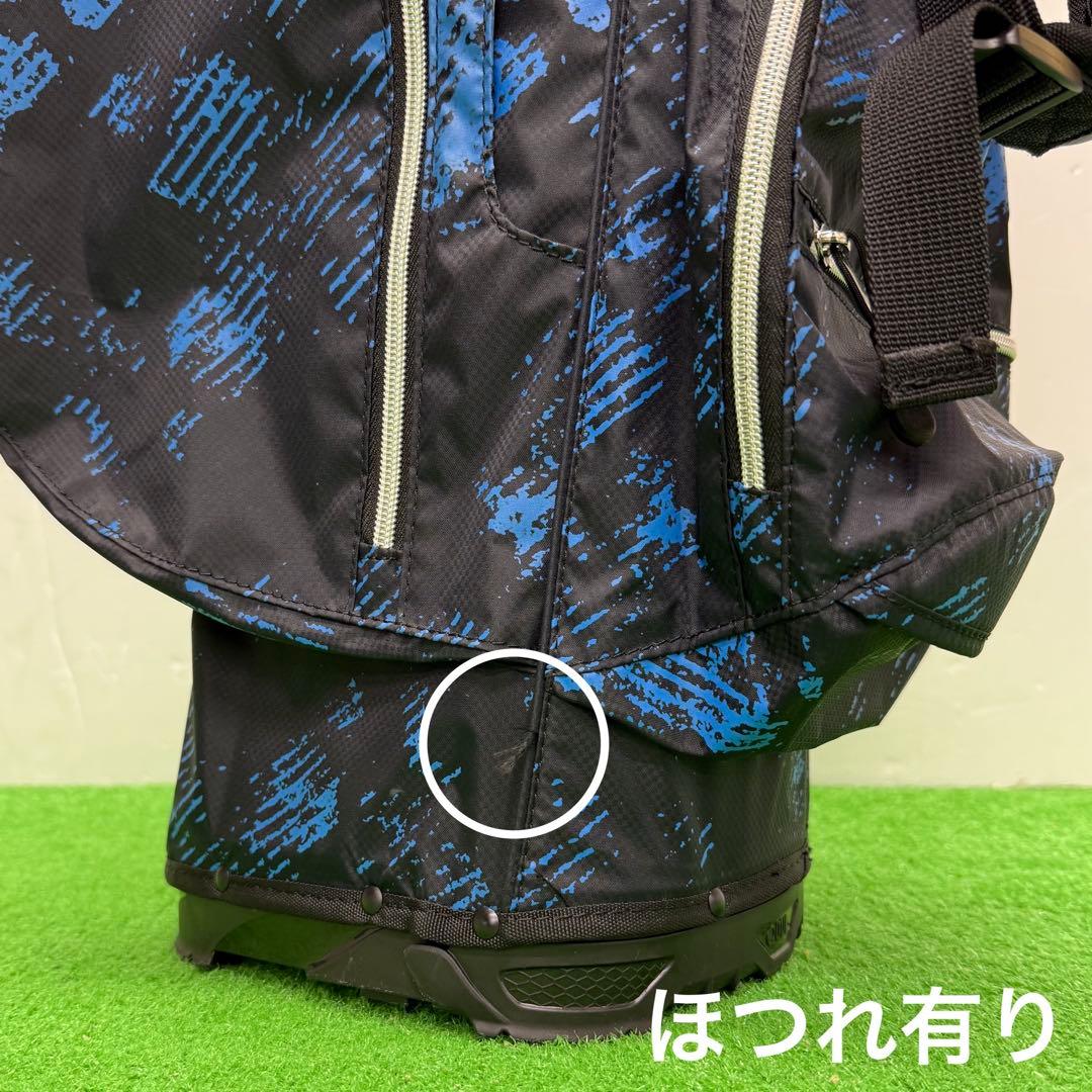 OUUL オウル　キャディーバック　ゴルフバック　９インチ　ブルー